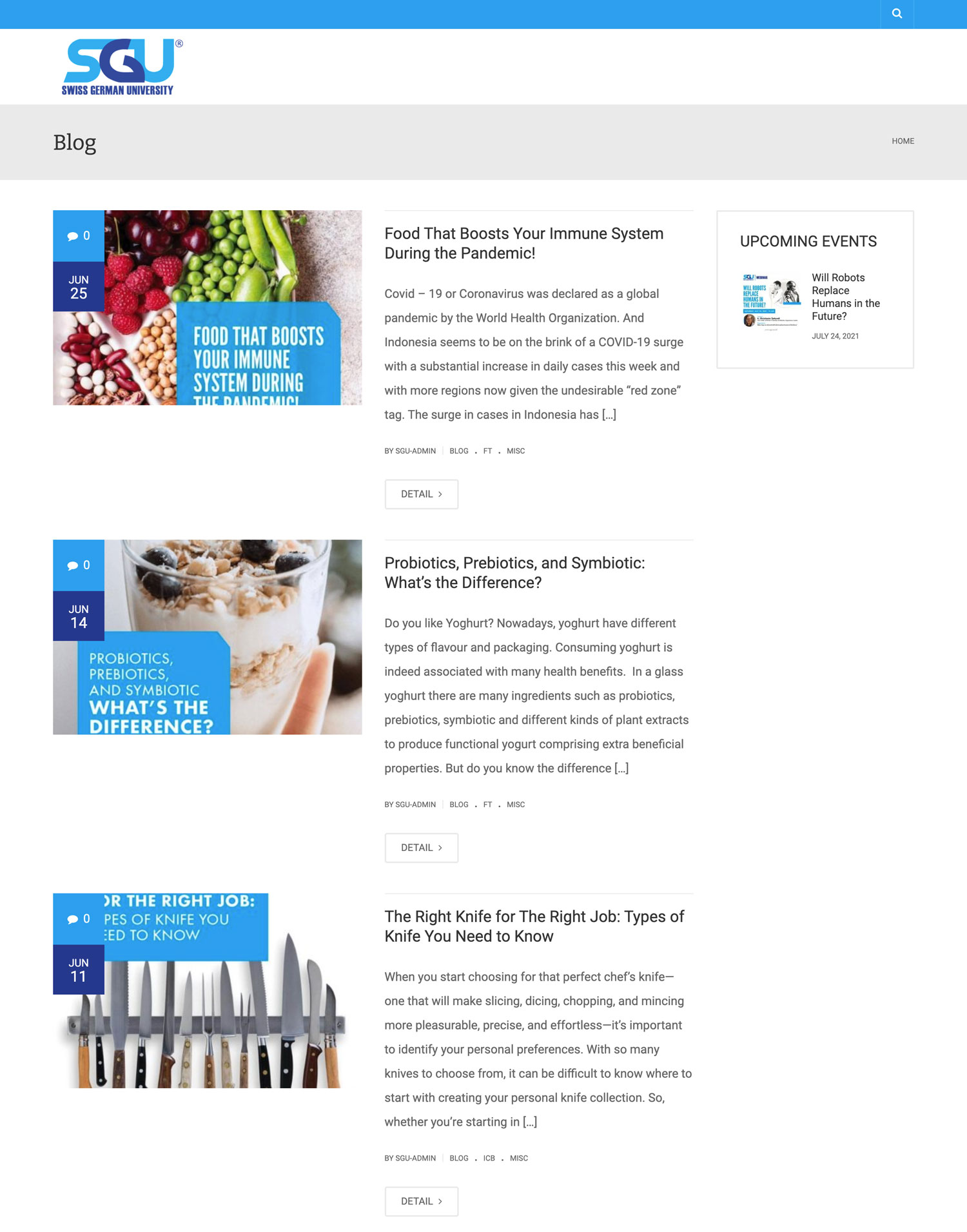Blog Page Preview