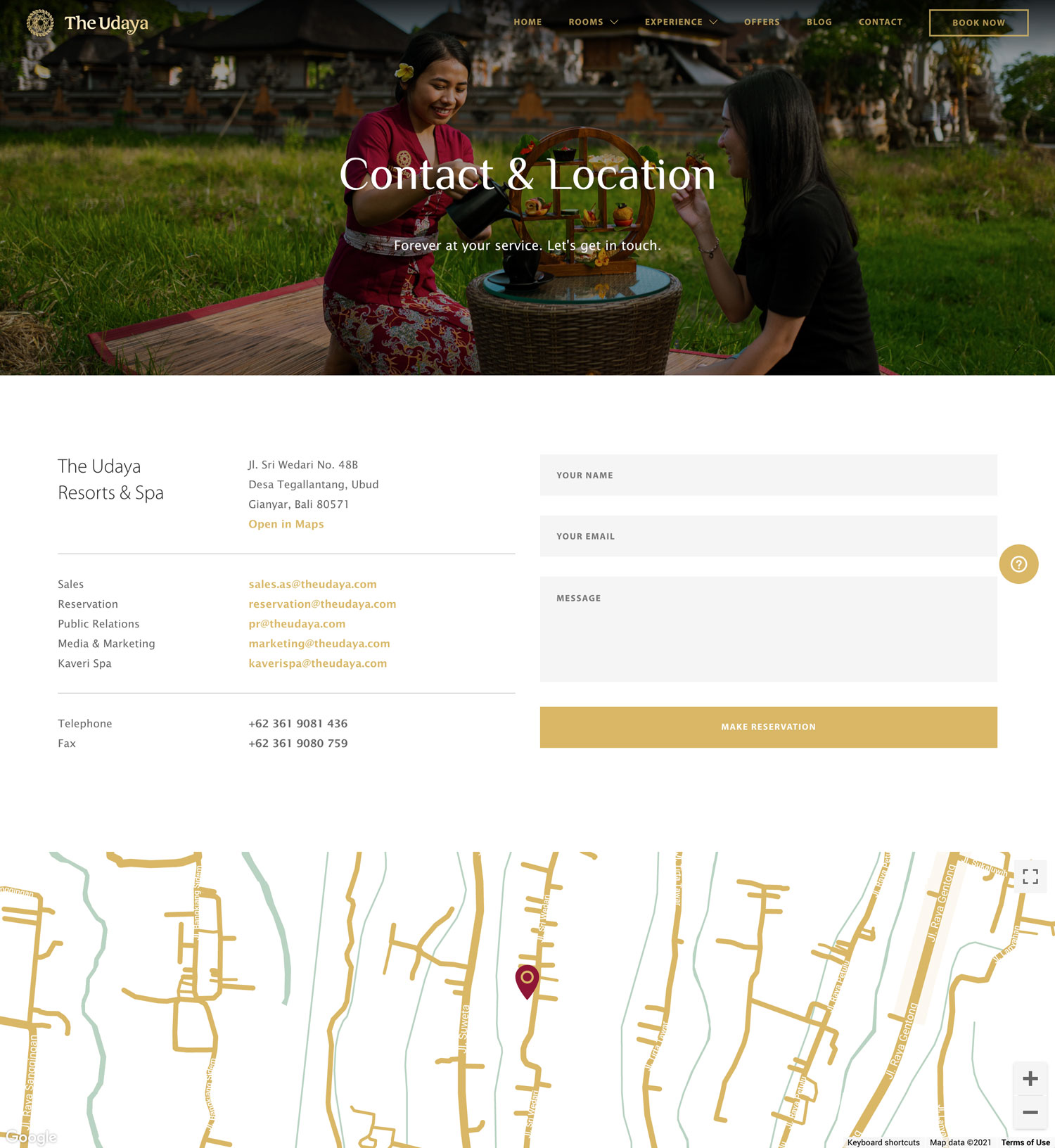 Contact Page Preview